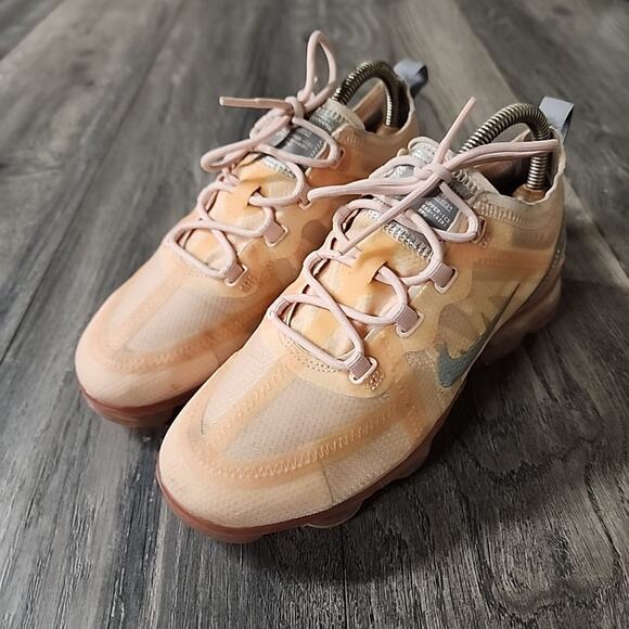 Nike Womens Air VaporMax CQ9703-600 Peach Pink Running Shoes Sneakers Size 7 - Picture 5 of 8
